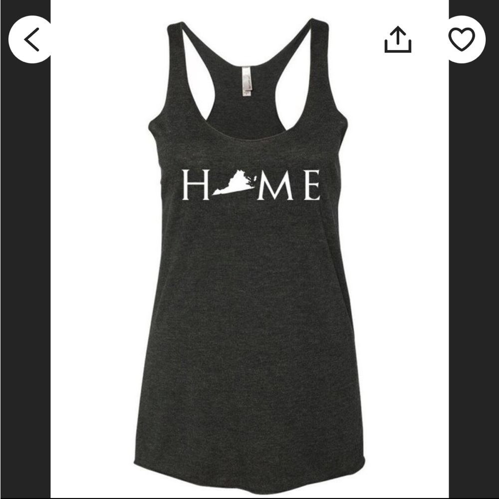 Virginia state home tank top